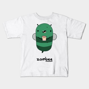 Kawaii Bee Zombie Kids T-Shirt